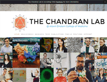 Tablet Screenshot of chandranlab.org